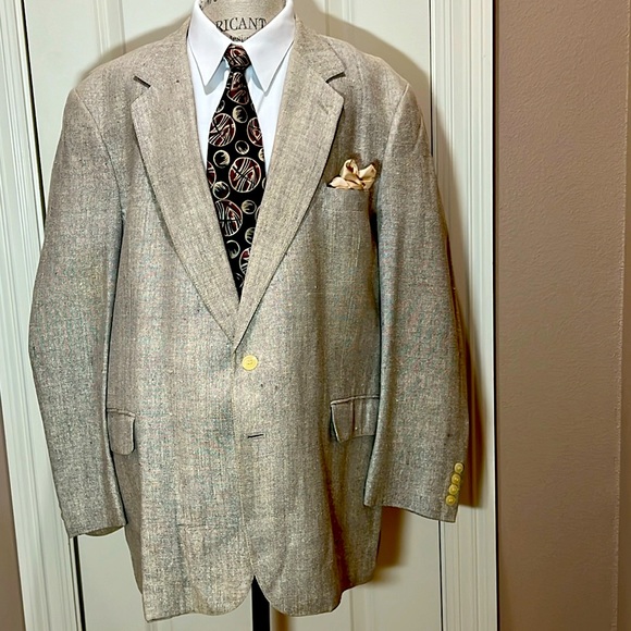 English Manor 🇬🇧 Lightweight Linen Blazer in Excellent Condition - Picture 2 of 14